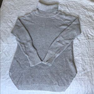 Turtleneck Knit Sweater Tunic